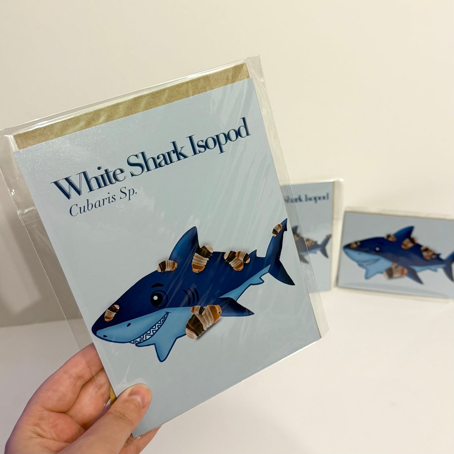 Cubaris White Shark Isopod Art Print