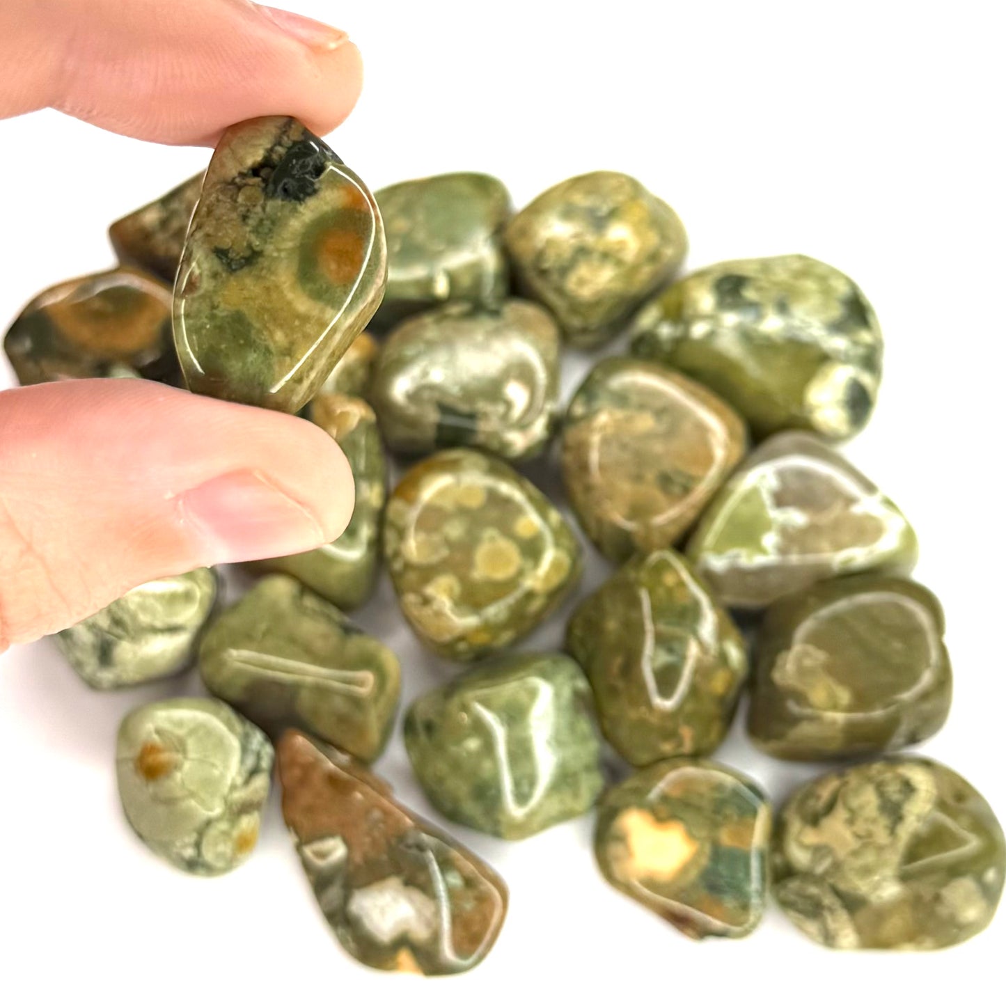Rainforest Jasper Tumblestone