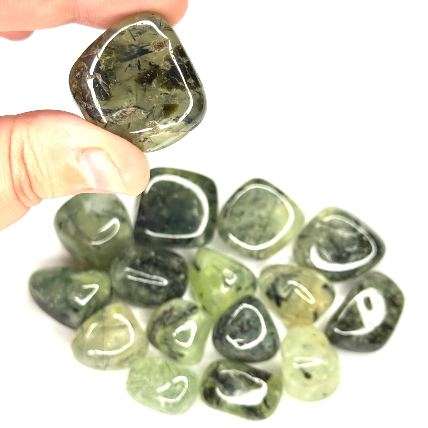 Prehnite & Epidote Tumblestone