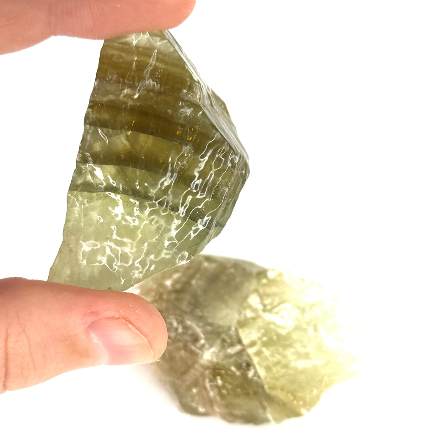 Raw Green Calcite