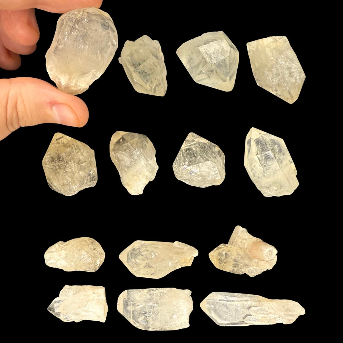 Light Natural Citrine Points