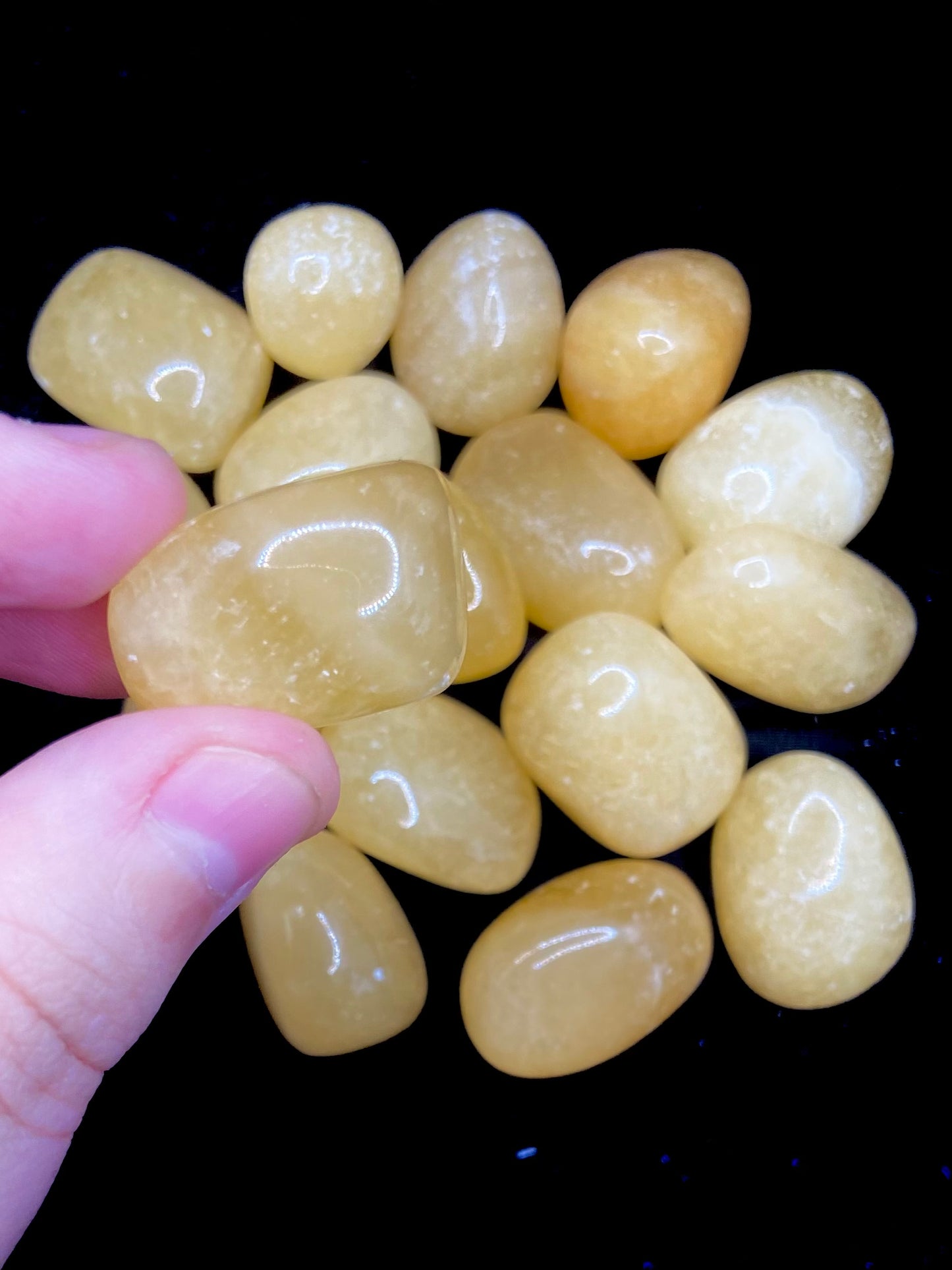 Orange Calcite Tumblestone