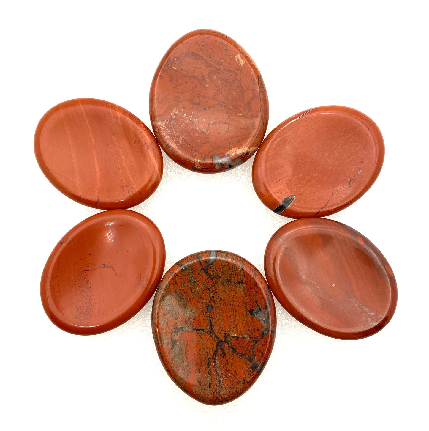 Red Jasper Worry Stone
