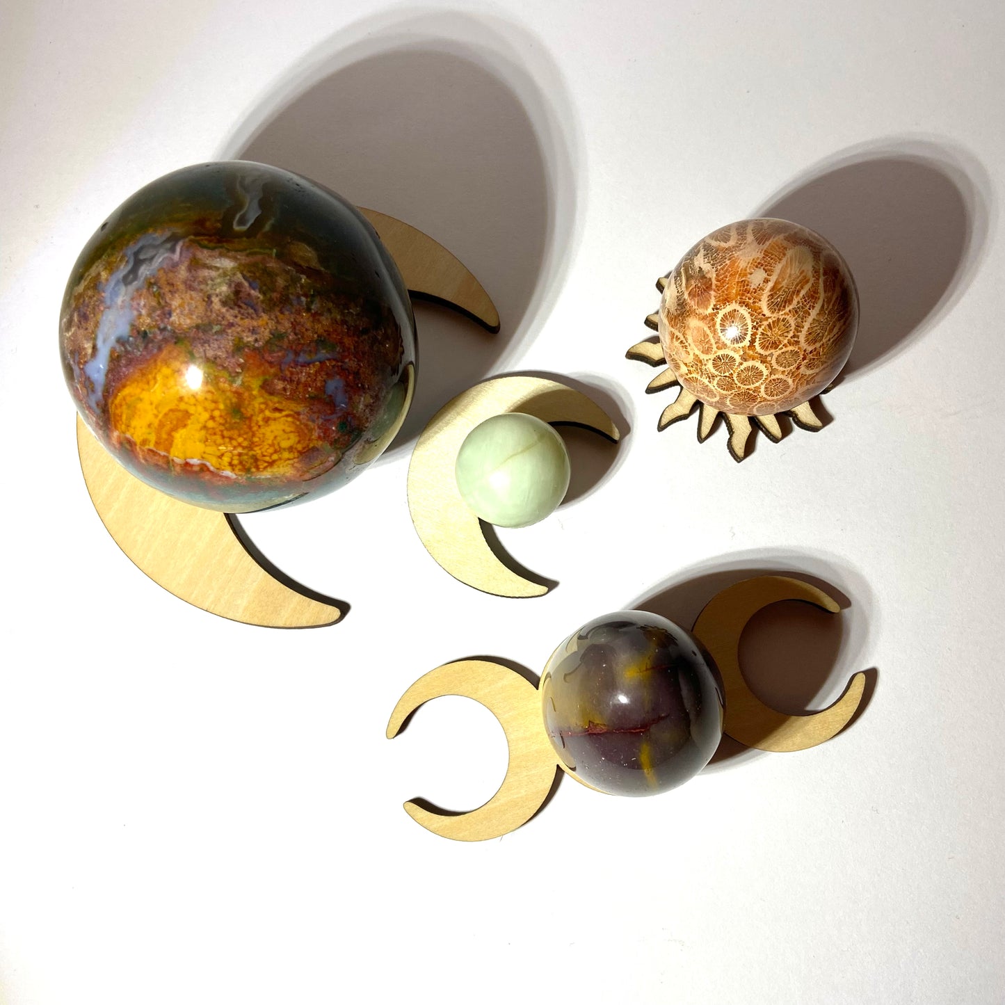 Moon Sphere Stand Set