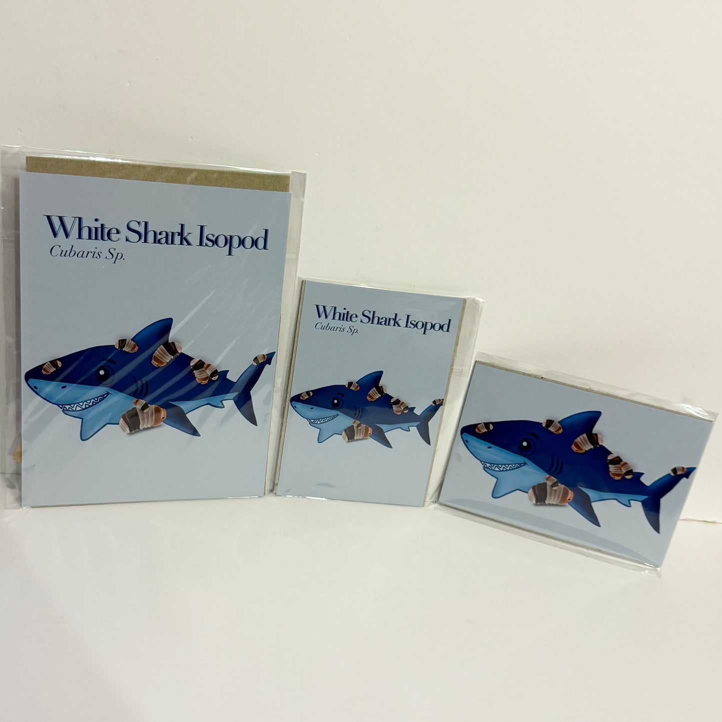 Cubaris White Shark Isopod Art Print