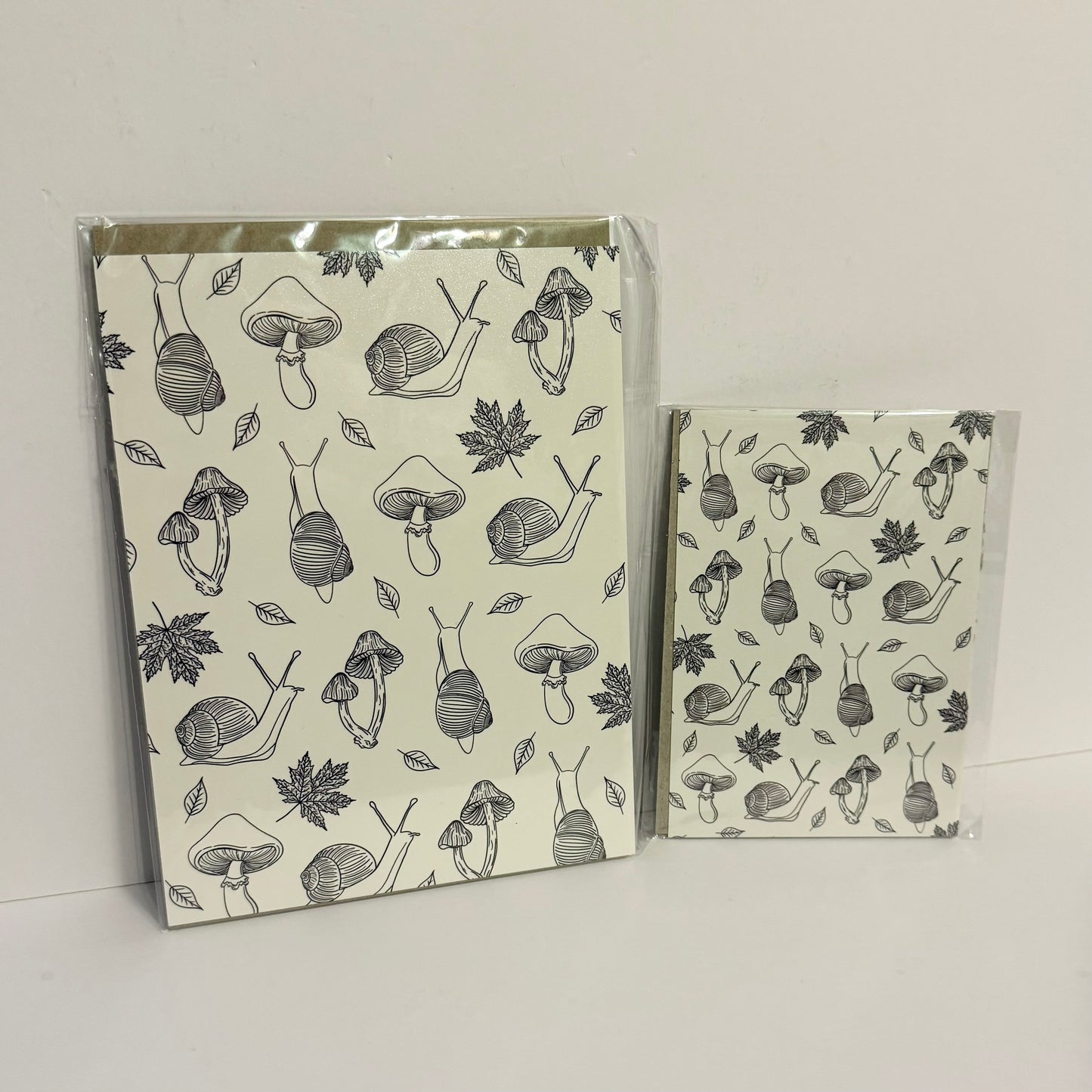 Snail and Mushroom Art Print