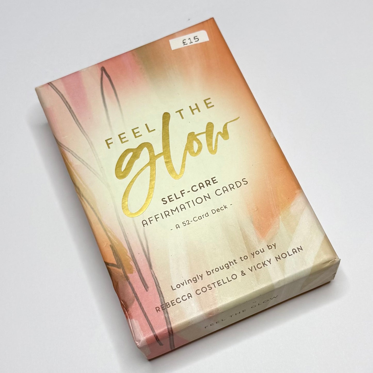 Feel the Glow Self Care Affirmation Deck