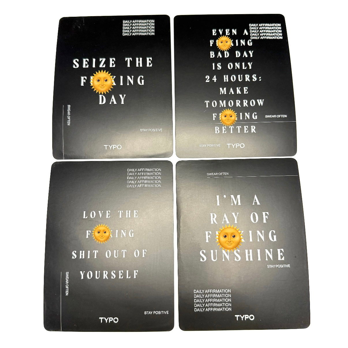 F**king Positive Affirmation deck