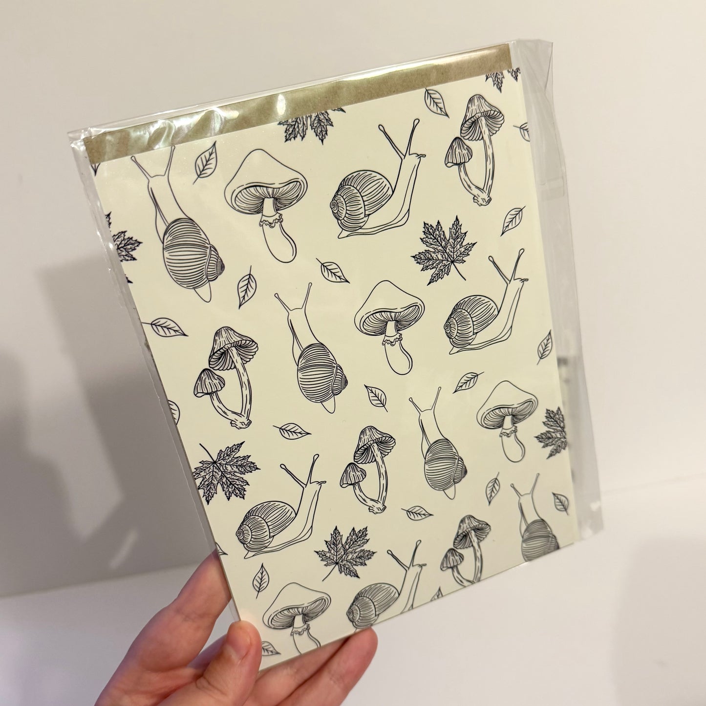 Snail and Mushroom Art Print