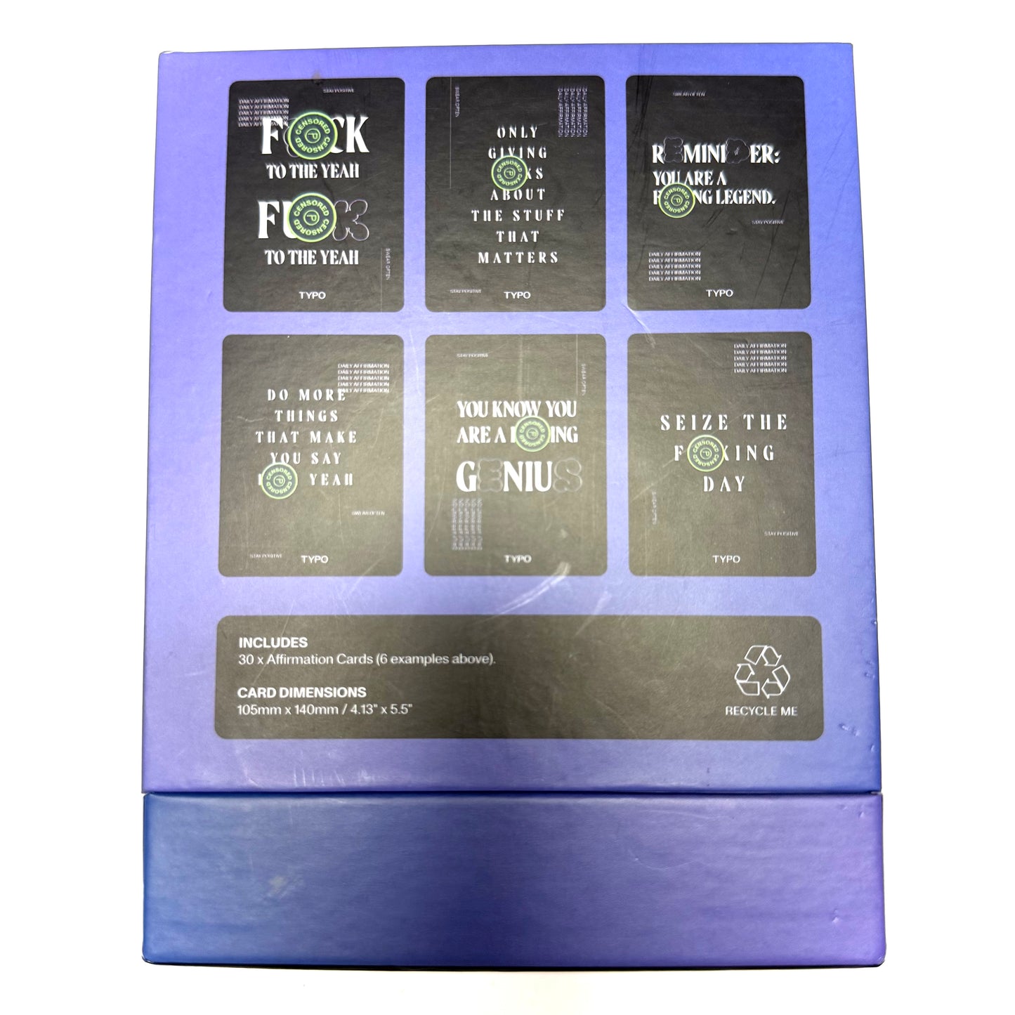 F**king Positive Affirmation deck