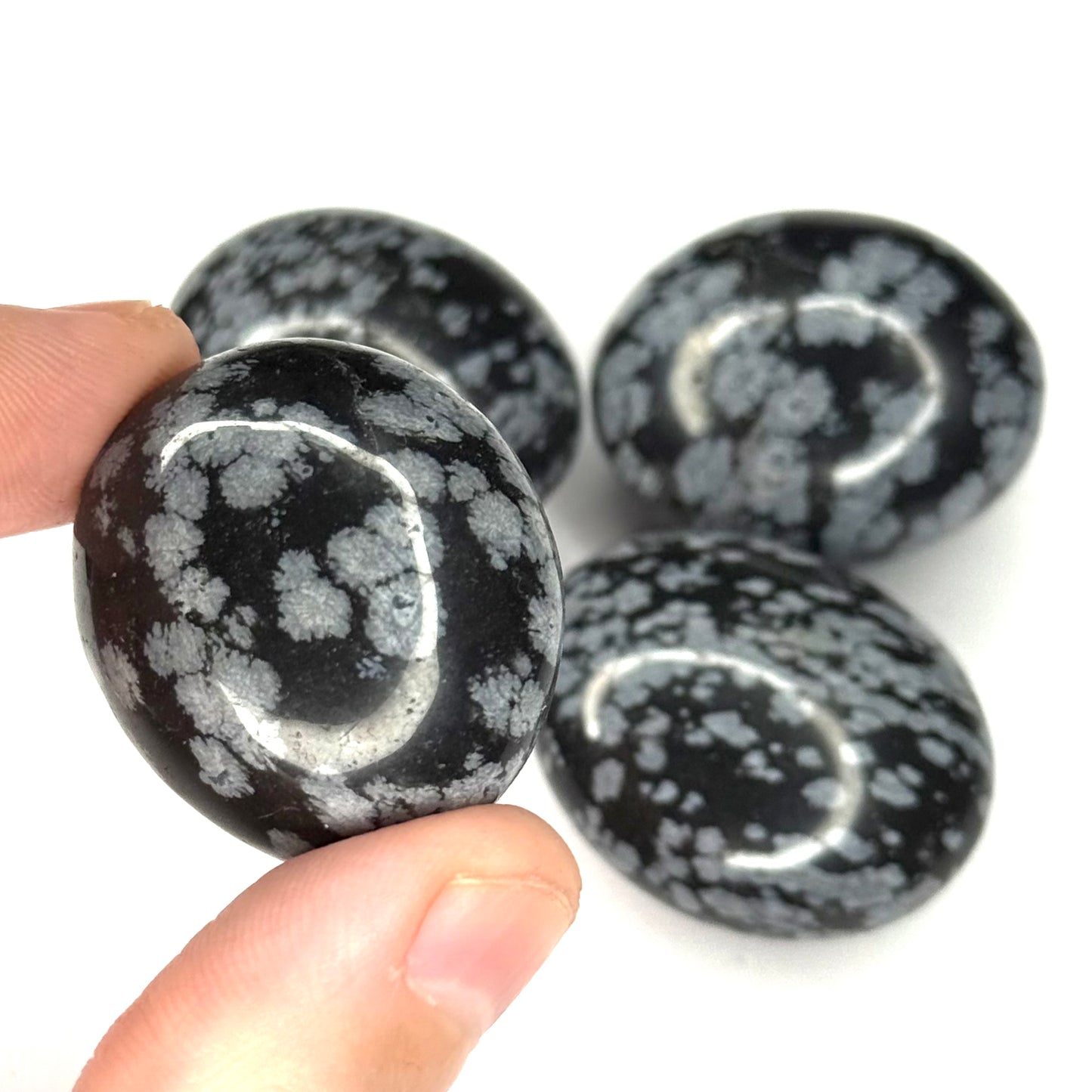 Snowflake Obsidian Tumblestone