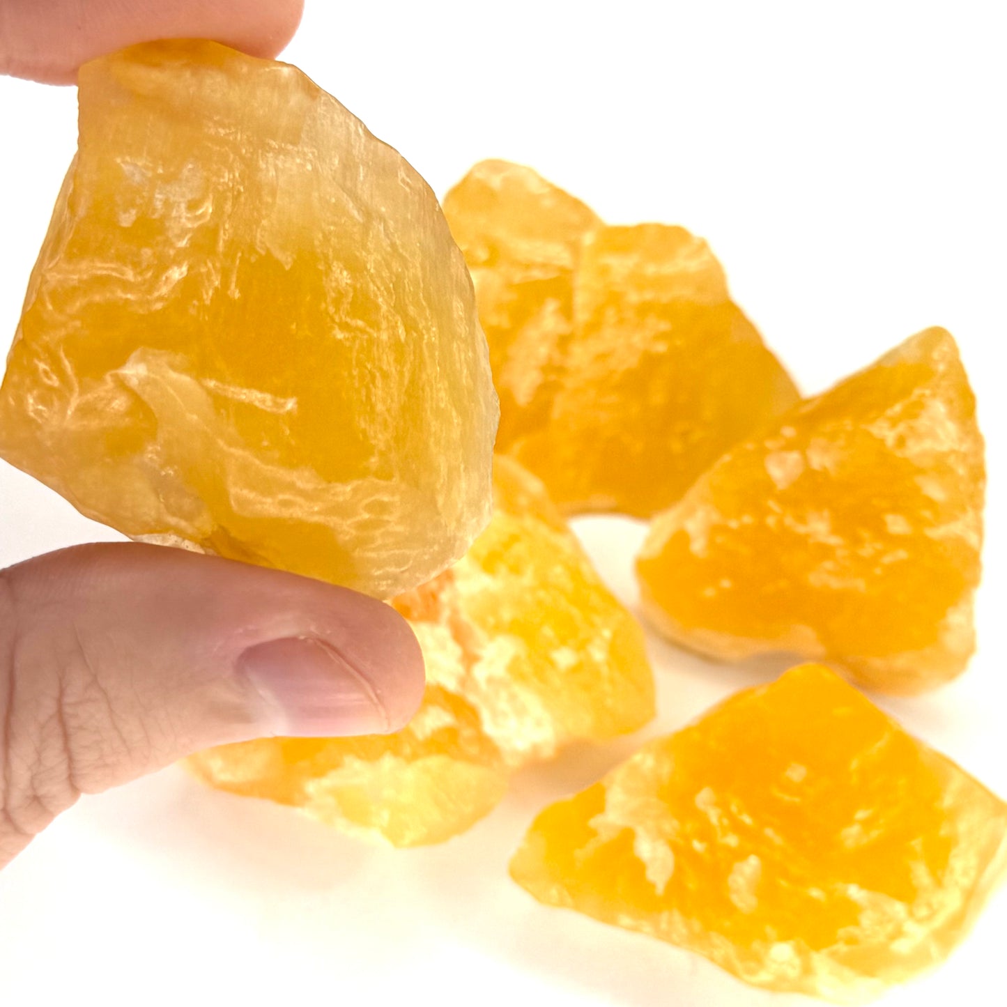 Raw Orange Calcite