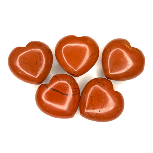 Red Jasper Heart