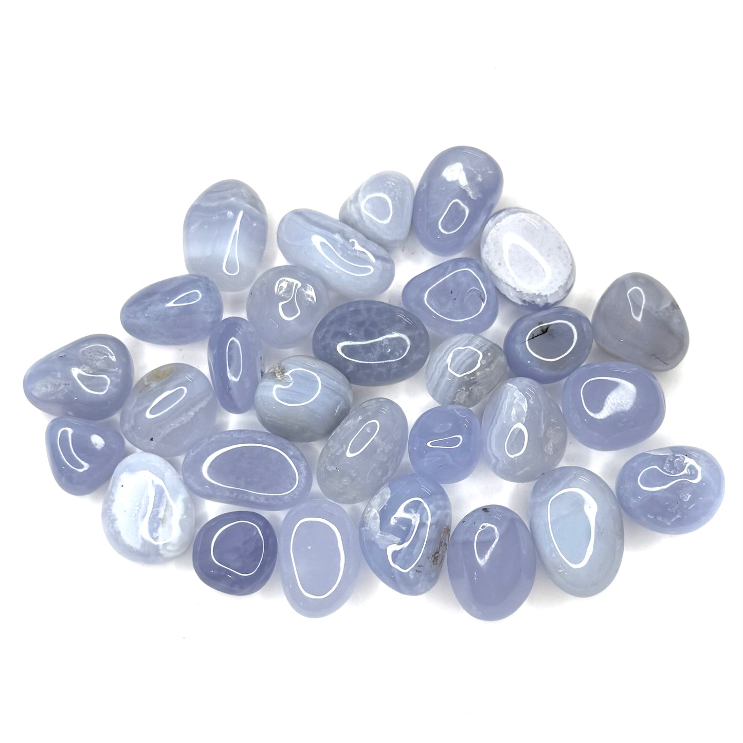 Blue Lace Agate Tumblestone