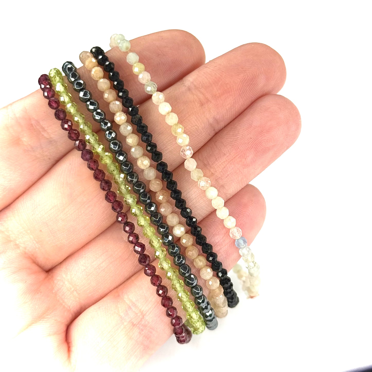 3mm Faceted Gem Bracelet