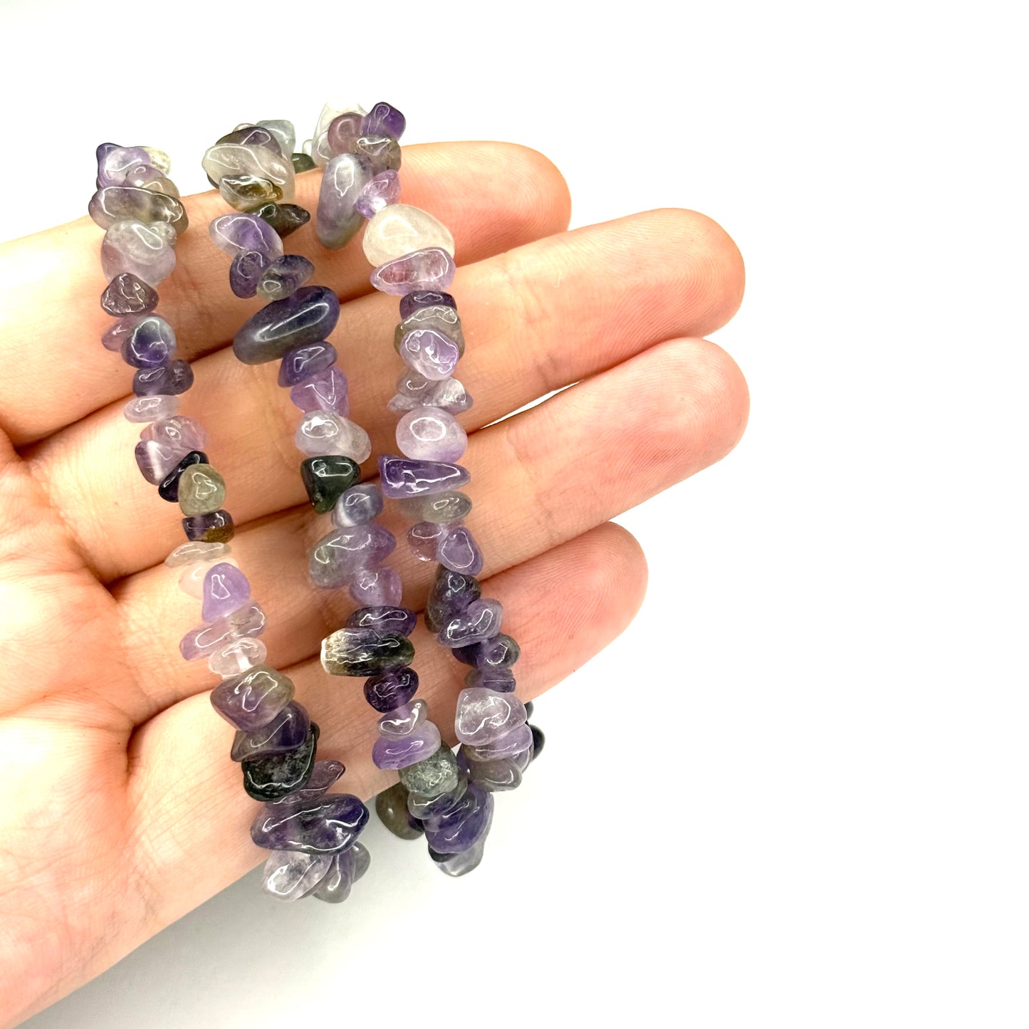 Amethyst Chip Bracelet