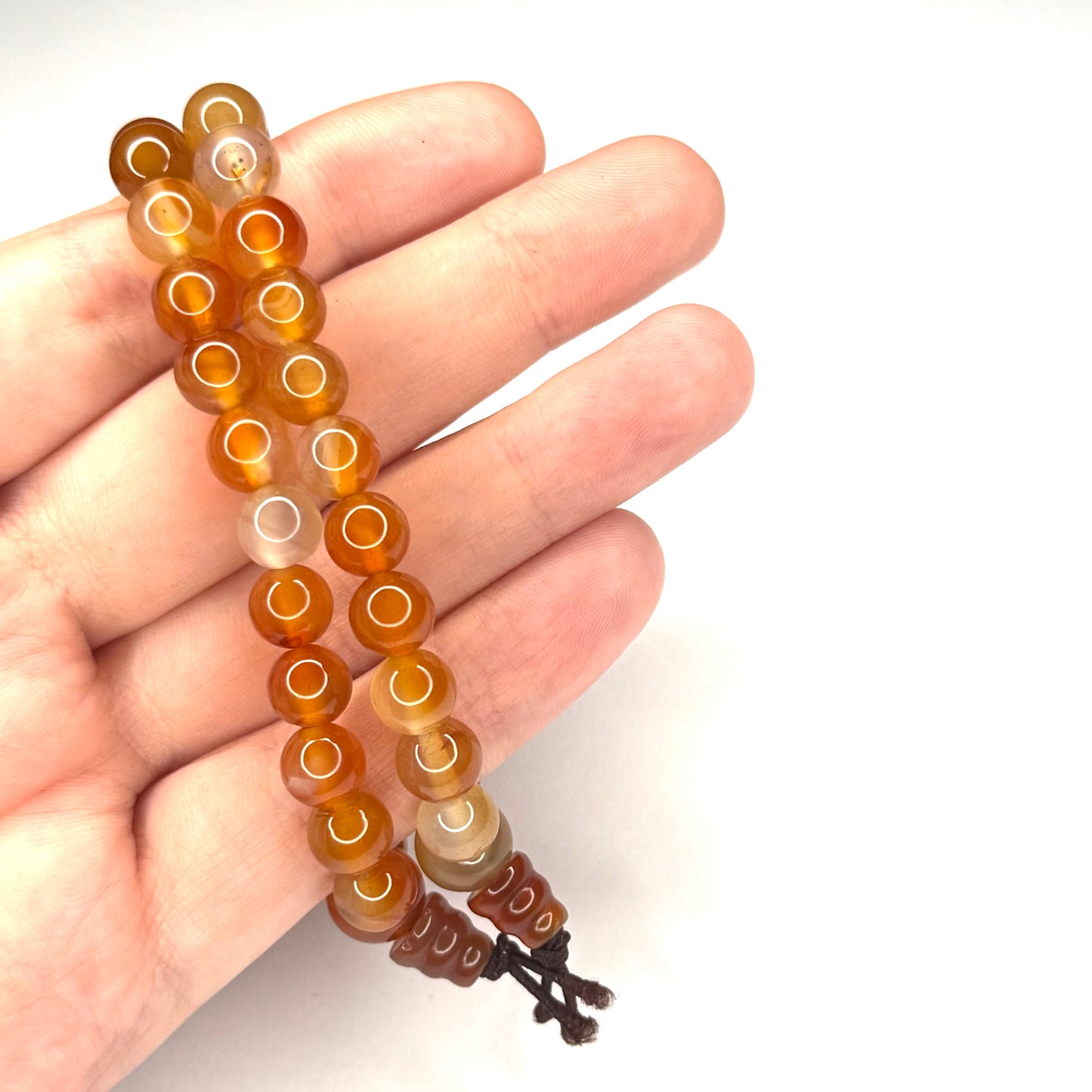 Carnelian Beaded Bracelet