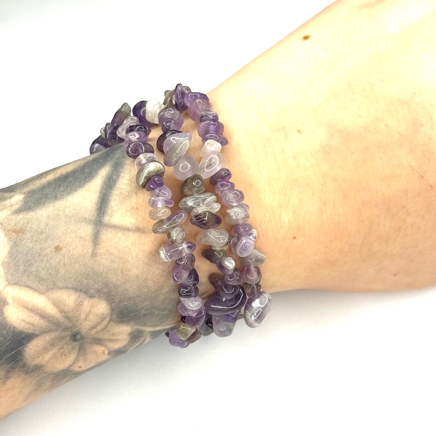 Amethyst Chip Bracelet
