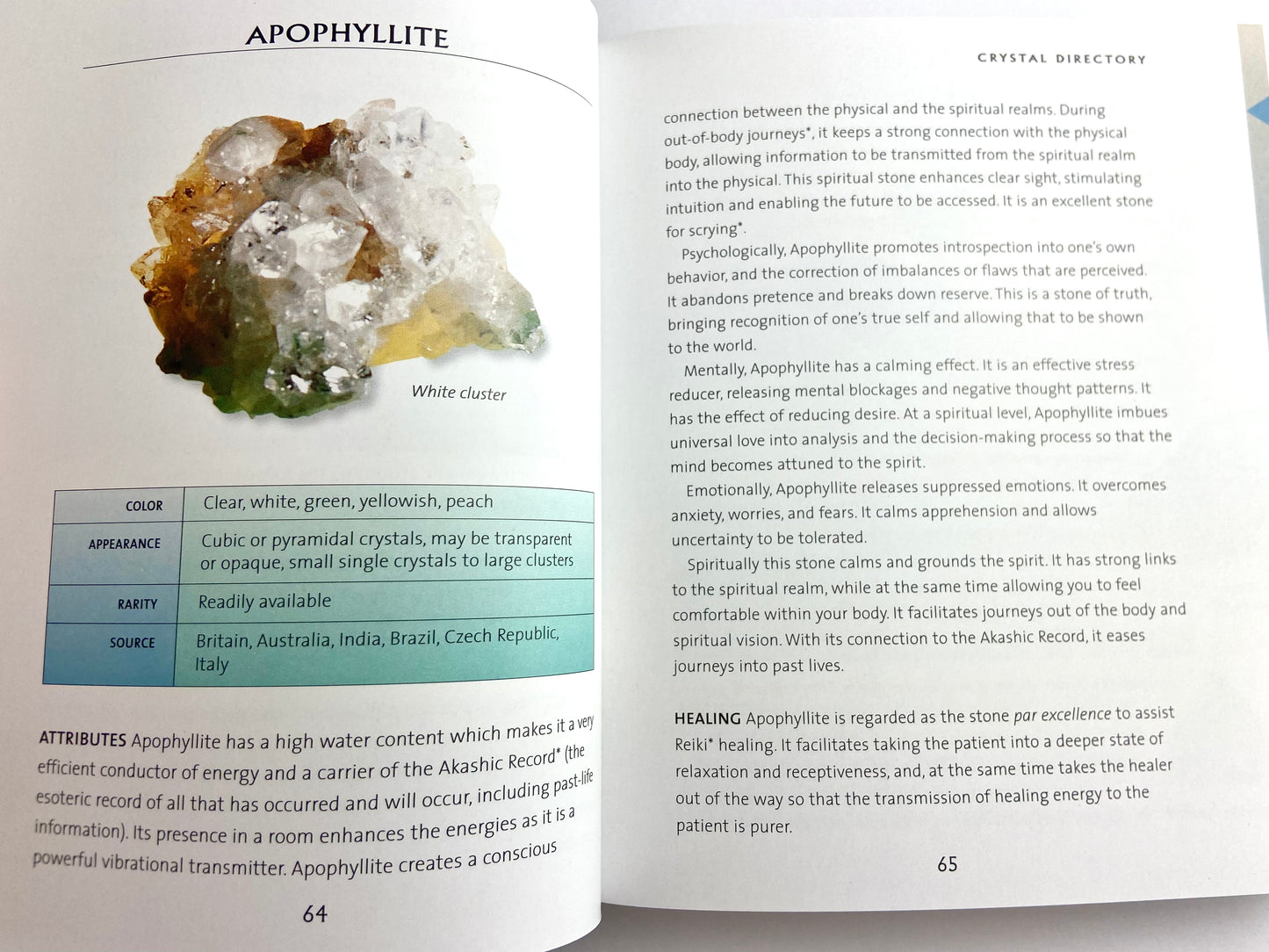 The Crystal Bible Vol 1 Book