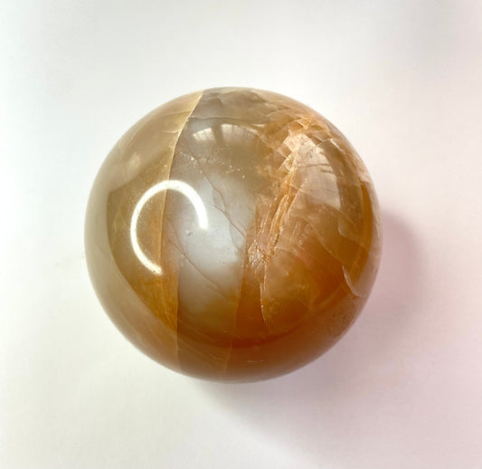 Peach Moonstone Sphere