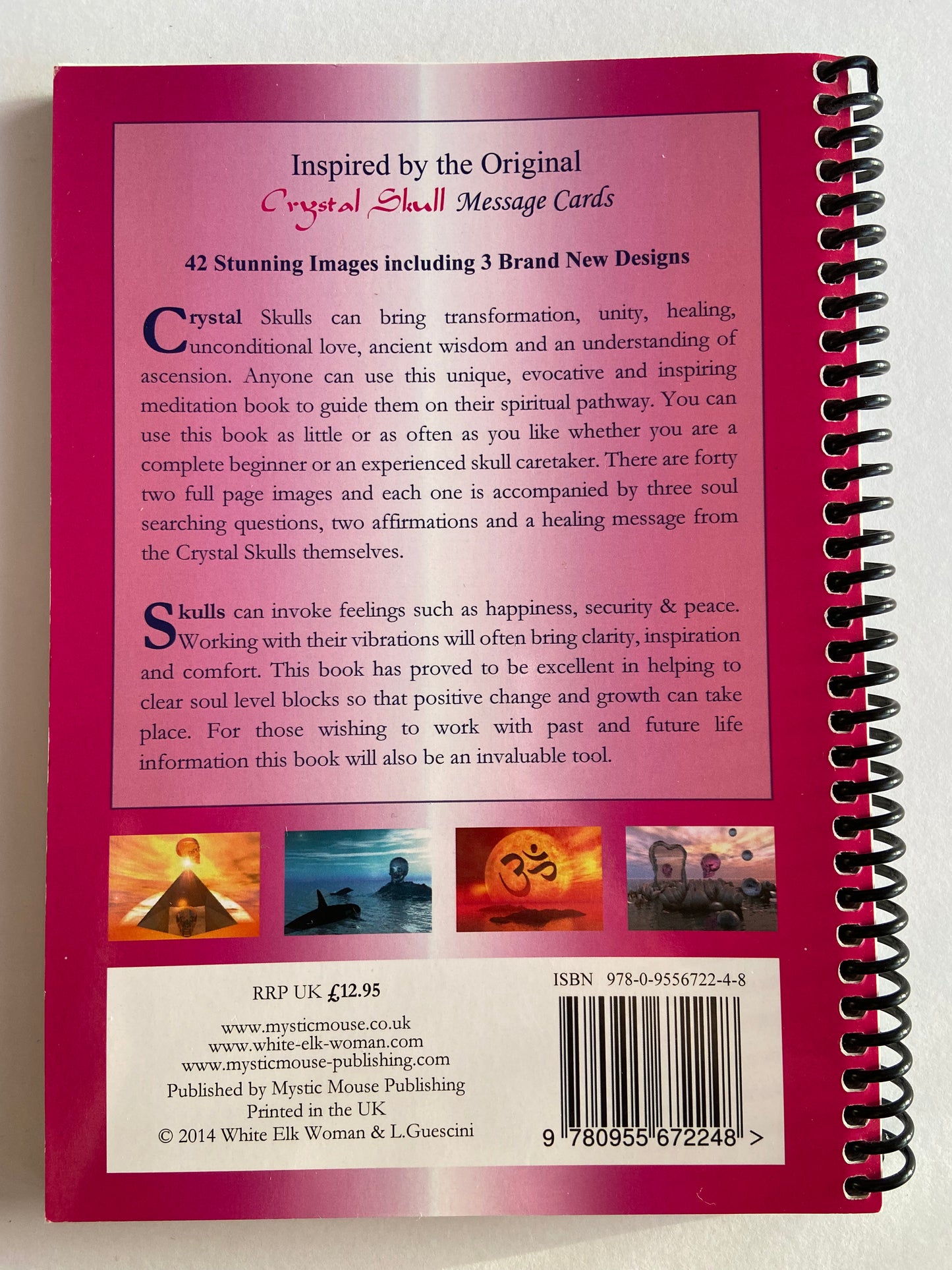 Crystal Skull message card meditations book