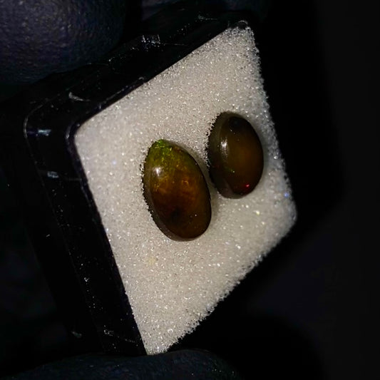 Ethiopian Black Opal Cabs (D)