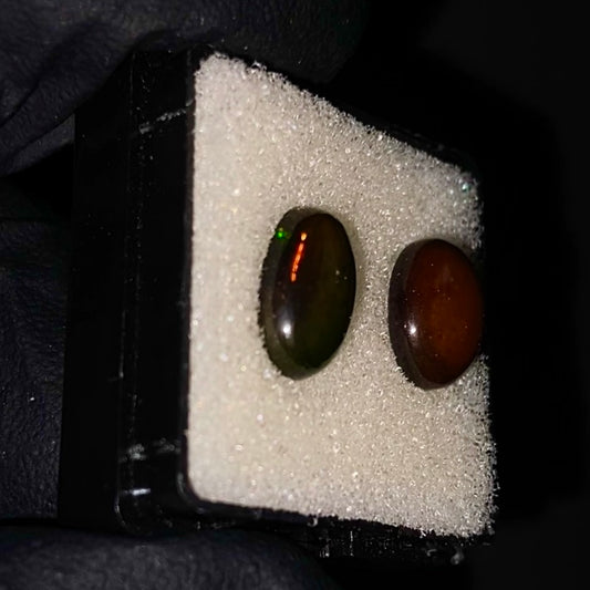 Ethiopian Black Opal Cabs (C)