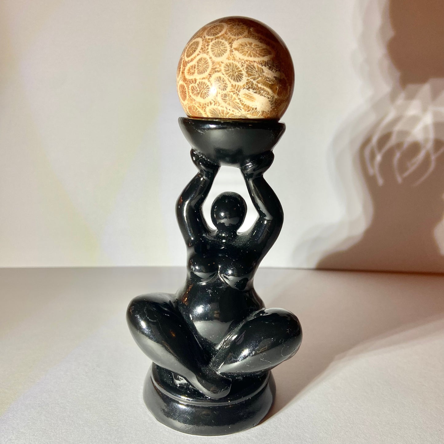 Black Goddess Sphere Stands