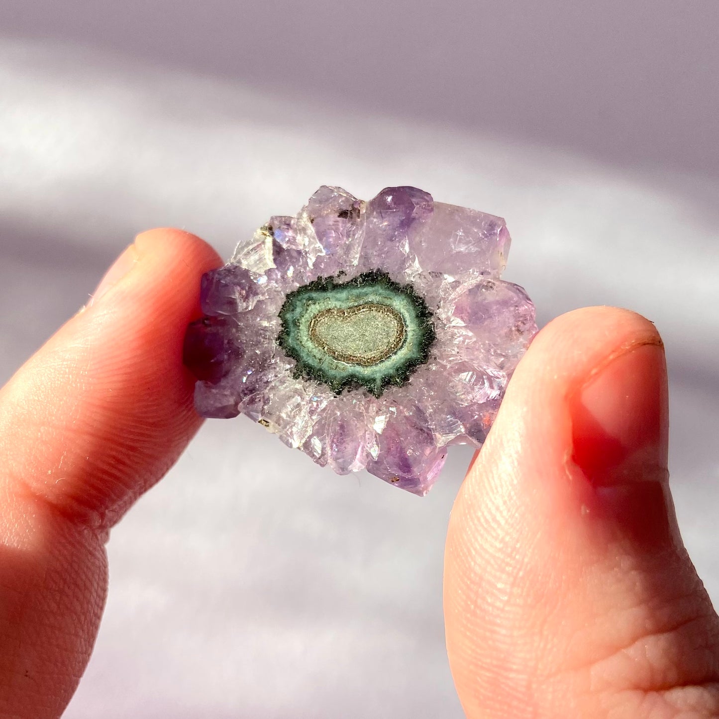 Amethyst Stalactite Slice